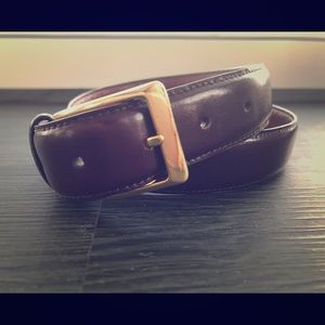 Jos. Joseph A Banks Brown Leather Belt Size 34